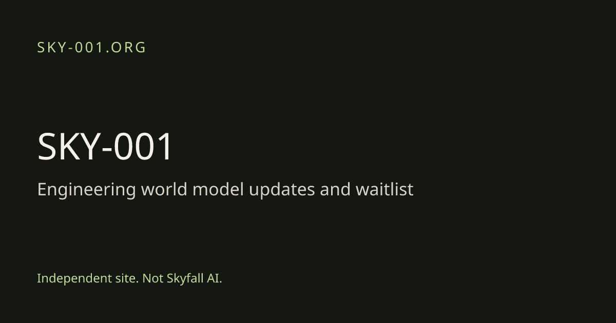 SKY-001 CAD and BIM benchmarks | SKY-001